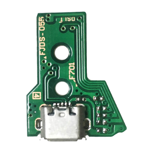 PlayStation 4 Controllers USB Charging Port Board W/ 12Pin Flex Cable (Version 1: JDS-050 / JDS-055)