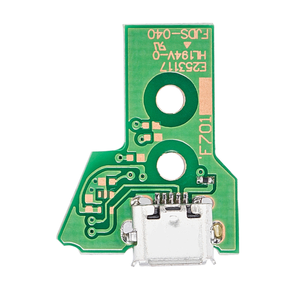 PlayStation 4 Controllers USB Charging Port Board W/ 12Pin Flex Cable (Version 4: JDS-040)