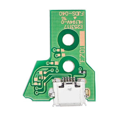 PlayStation 4 Controllers USB Charging Port Board W/ 12Pin Flex Cable (Version 4: JDS-040)