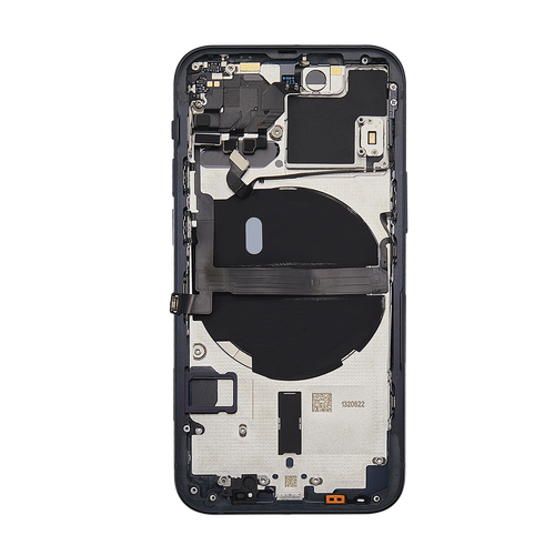 iPhone 13 Mini Back Housing w/ Small Components Pre-Installed (No Logo)