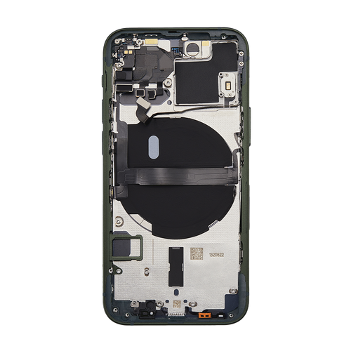 iPhone 13 Mini Back Housing w/ Small Components Pre-Installed (No Logo)